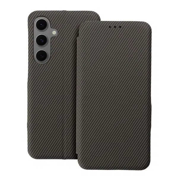 Flipové pouzdro FOLIO Side Magnet pro Motorola Moto G55, hnědá