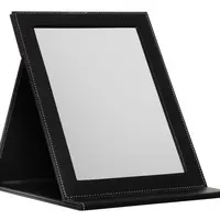 Kosmetické zrcátko se stojánkem Sibel Easel Black - 18 x 24,5 cm, černé + dárek zdarma