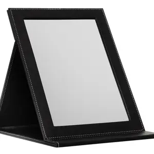 Kosmetické zrcátko se stojánkem Sibel Easel Black - 18 x 24,5 cm, černé + dárek zdarma