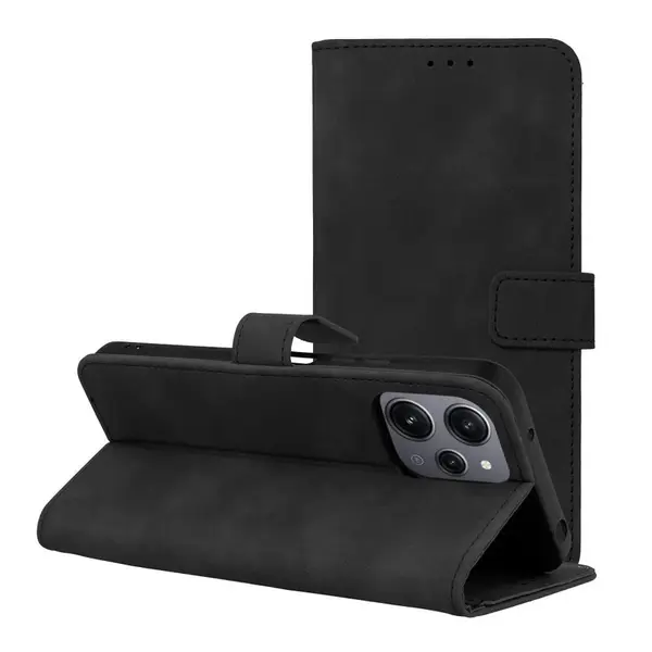 Flipové pouzdro TENDER Book pro Xiaomi Redmi 12 4G / 12 5G, černá