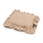 T-tomi BIO Mušelínový polštářek s volánkem Beige