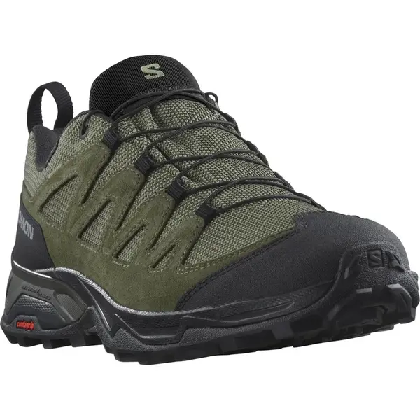 Salomon X Ward Leather GTX EU 47 ⅓, Deep Lichen/Black/Olive Night Pánské boty