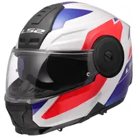 Výklopná moto přilba LS2 FF902 Scope II Duria White Blue Red L (59-60)