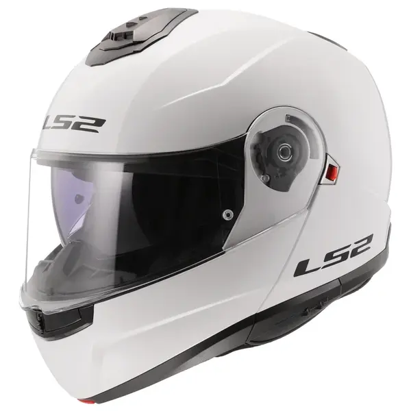 Výklopná přilba LS2 FF908 Strobe II Gloss White XS (53-54)