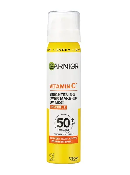 Garnier Vitamin C SPF50+ rozjasňující pleťová mlha 75 ml
