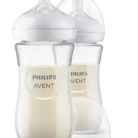 PHILIPS AVENT Láhev Natural Response skleněná 1m+, 2 x 240 ml
