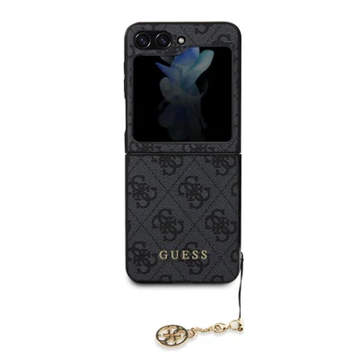 Zadní kryt Guess 4G Charms pro Samsung Galaxy Z Flip5, šedá