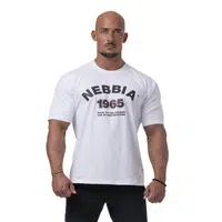 Pánské tričko Nebbia Golden Era 192 White XXL