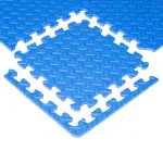 Puzzle podložka inSPORTline Famkin (12 dlaždic, 18 okrajů) modrá