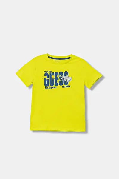 Dětské bavlněné tričko Guess