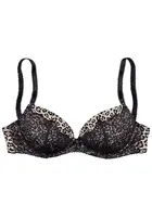 LASCANA Podprsenka  béžová / čierna