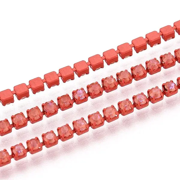 Iron Rhinestone Cup Chains