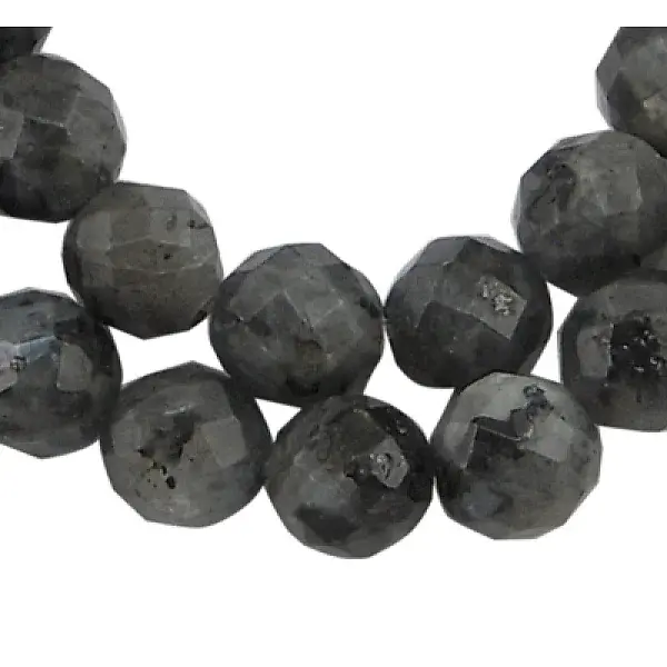 Natural Larvikite Beads Strands