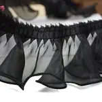 Polyester Lace Ribbons Pleated Garment Accessory