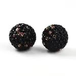 Polymer Clay Pave Rhinestone Beads