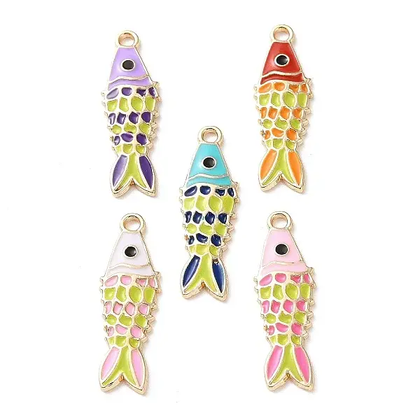 Alloy Enamel Pendants