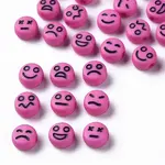 Opaque Camellia Acrylic Beads