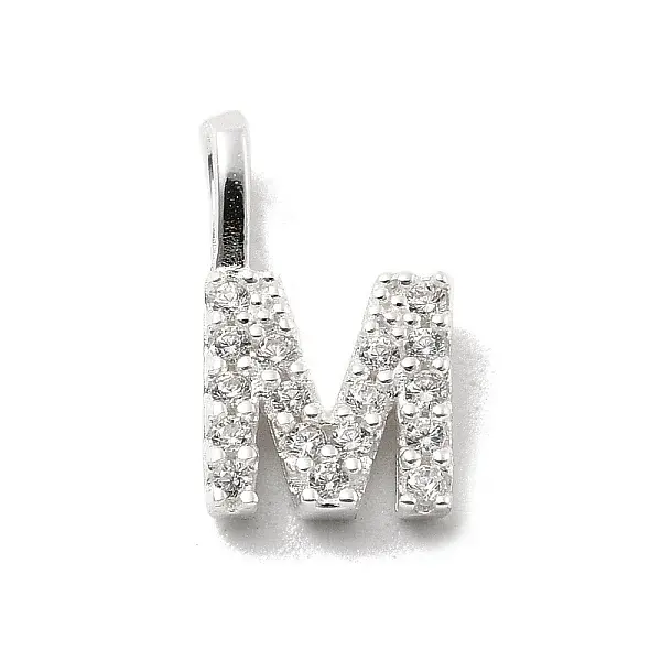 925 Sterling Silver with Cubic Zirconia Charms
