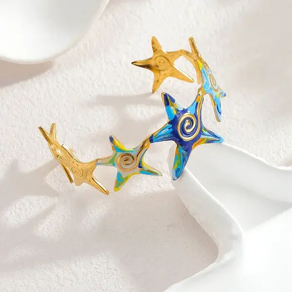 304 Stainless Steel Cuff Bangles for Women