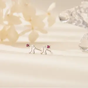 925 Sterling Silver Cubic Zirconia Stud Earrings