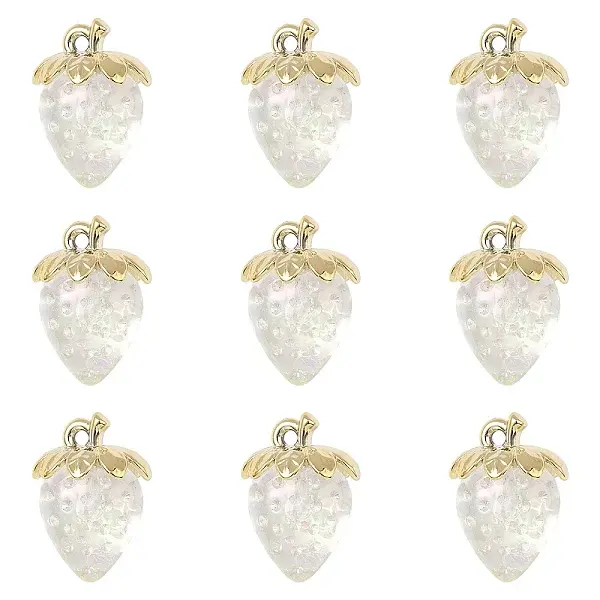 10Pcs Transparent Acrylic Pendants