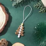 Christmas Tree Glass Seed Beaded Pendant Decorations