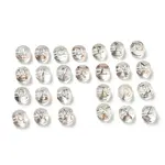 26Pcs Transparency Glass Beads