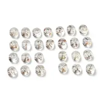26Pcs Transparency Glass Beads