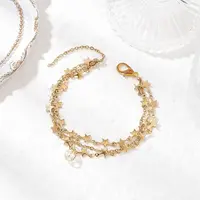 304 Stainless Steel Multi-layered Bracelets