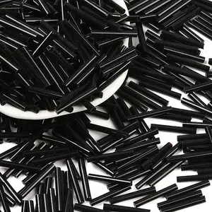 Opaque Glass Bugle Beads