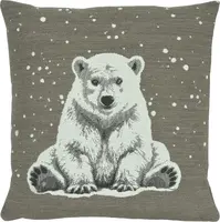 Povlak na polštář Arktos, čtverec 45x45 cm, taupe - Sander