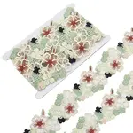 5 Yards Organza Pleated Lace Polyester Ribbon