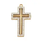 304 Stainless Steel Micro Pave Cubic Zirconia Pendants