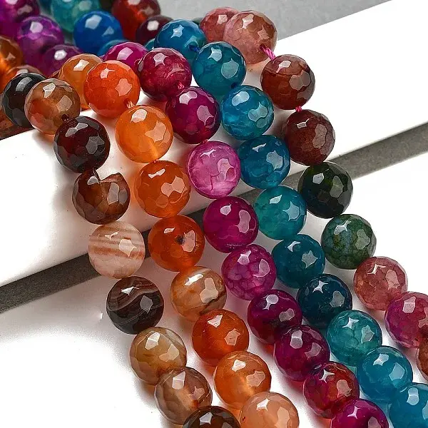 Natural Agate Beads Strands