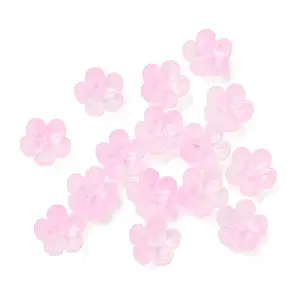 Dyed & Heated Glass Bead Caps