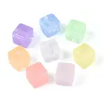 Transparent Acrylic Cube Beads