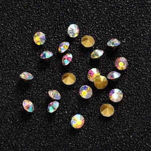 Glass Pointed Back Rhinestone