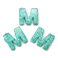 Transparent Epoxy Resin Pendants