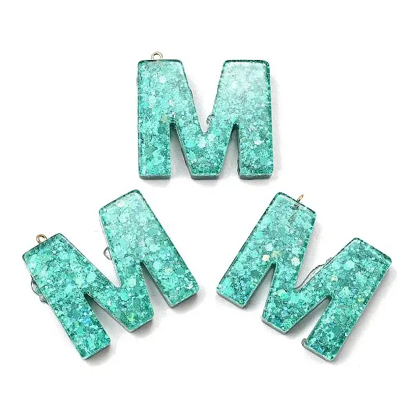 Transparent Epoxy Resin Pendants