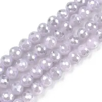 Electroplate Glass Beads Strands