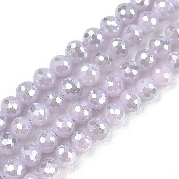 Electroplate Glass Beads Strands