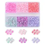 45G 6 Colors Transparent Glass Round Seed Beads