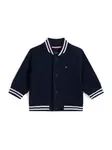 TOMMY HILFIGER Prechodná bunda  tmavomodrá / biela