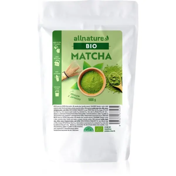 Allnature Matcha BIO matcha prášek 1000 g