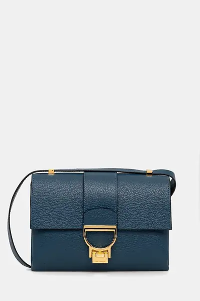 Kožená kabelka Coccinelle šedá barva, E1 MD5 12 07 01