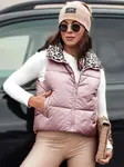 Oboustranná vesta s leopardím vzorem