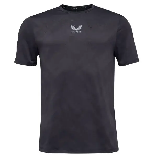 CASTORE ENGINEERED SS T-SHIRT Pánské sportovní triko, černá, velikost