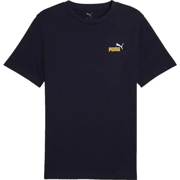 Puma ESSENTIALS 2COLOR SMALL NO 1 LOGO TEE Pánské triko, tmavě modrá, velikost