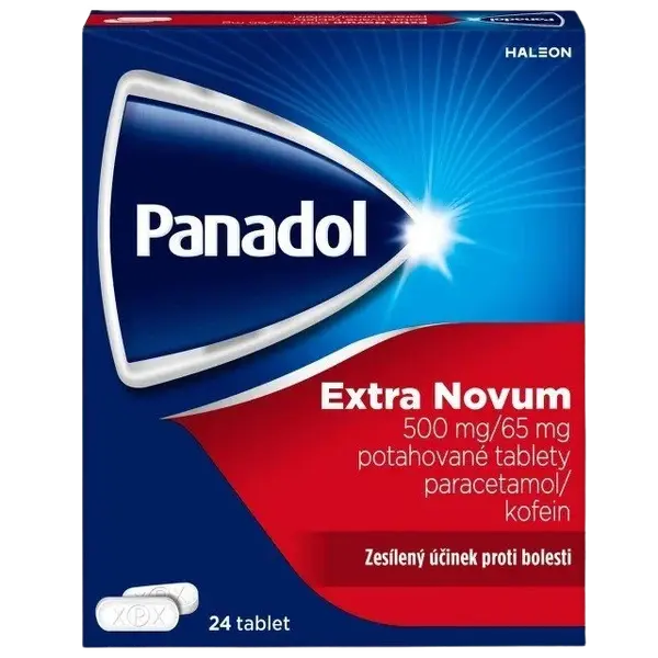 PANADOL Extra 500mg/65mg, 24 tablet