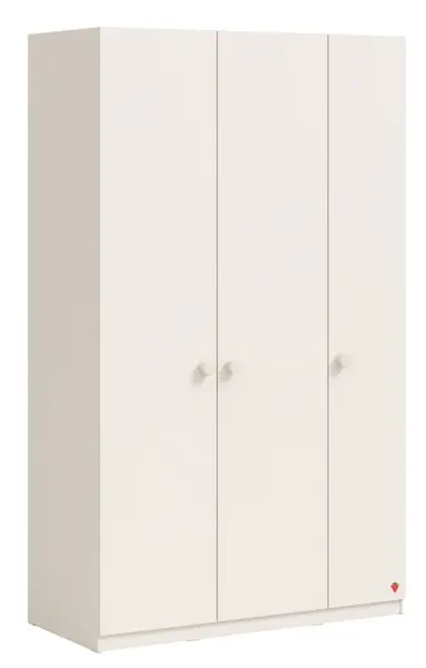 Třídveřová šatní skříň vendella - béžová